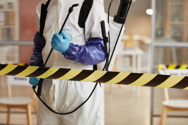 Professional Biohazard Cleanup technician working in Porter, IN